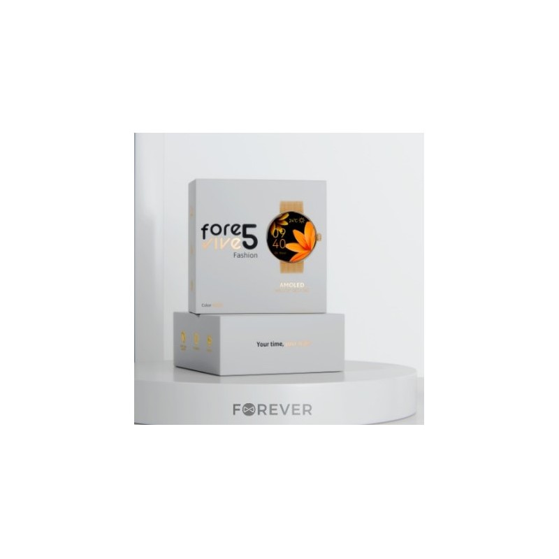 SMARTWATCH FOREVIVE SB-365 GOLD FOREVER