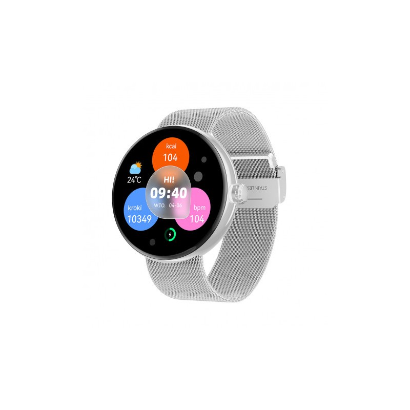 SMARTWATCH FOREVIVE SB-365 SILVER...