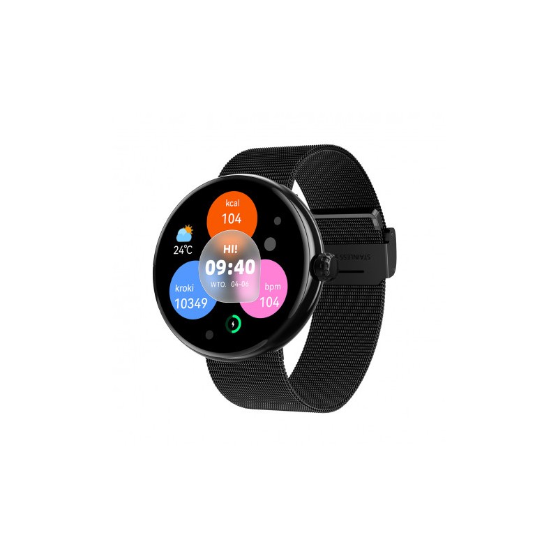 SMARTWATCH FOREVIVE SB-365 BLACK FOREVER