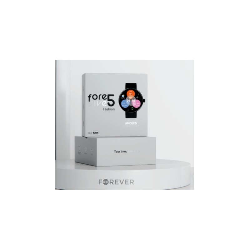 SMARTWATCH FOREVIVE SB-365 BLACK FOREVER
