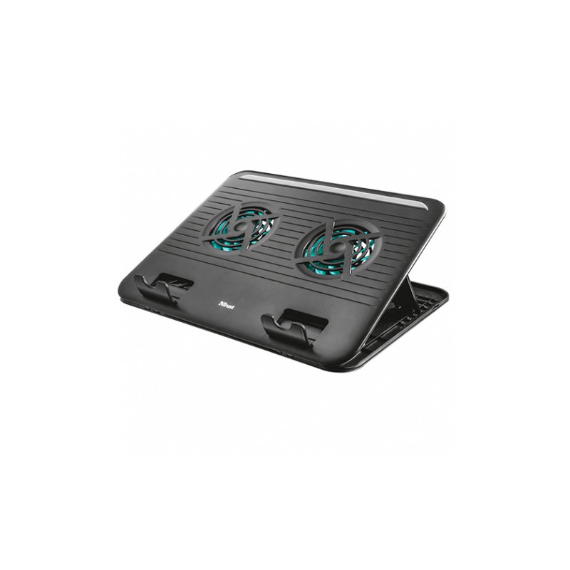 BASE DE REFRIGERACION DOBLE VENTILADOR TRUST CYCLONE HASTA 16"