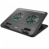BASE DE REFRIGERACION DOBLE VENTILADOR TRUST CYCLONE HASTA 16"