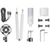 MICROFONO MMIC-XT BLANCO | BRAZO REGULABLE | RGB | ACCESORIOS | MARS GAMING