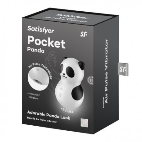 SUCCIONADOR CLITORIS CON VIBRACION POCKET PANDA SATISFYER