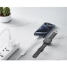 CABLE 2 EN 1 60W TIPO C + CABLE CARGA MAGNETICA APPLE WATCH BLANCO XO