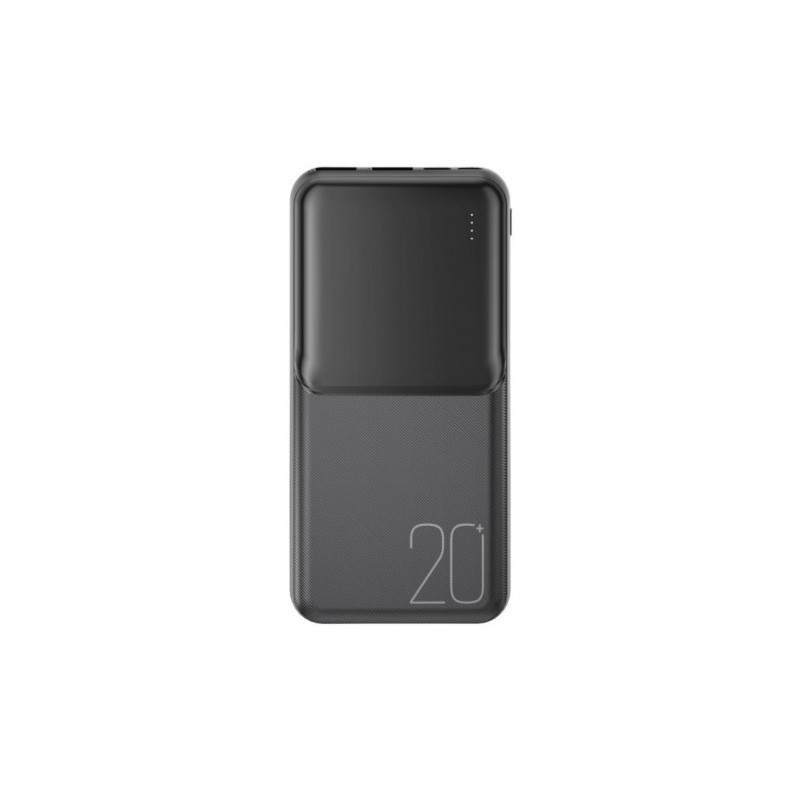 POWERBANK 20000MAH 2 SALIDAS NEGRO PR252 XO