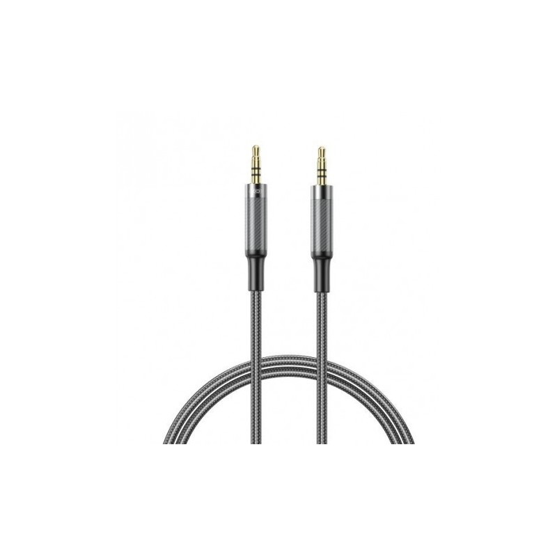 CABLE AUDIO JACK 3.5 - JACK 3.5 TRENZADO NEGRO NBR279C XO