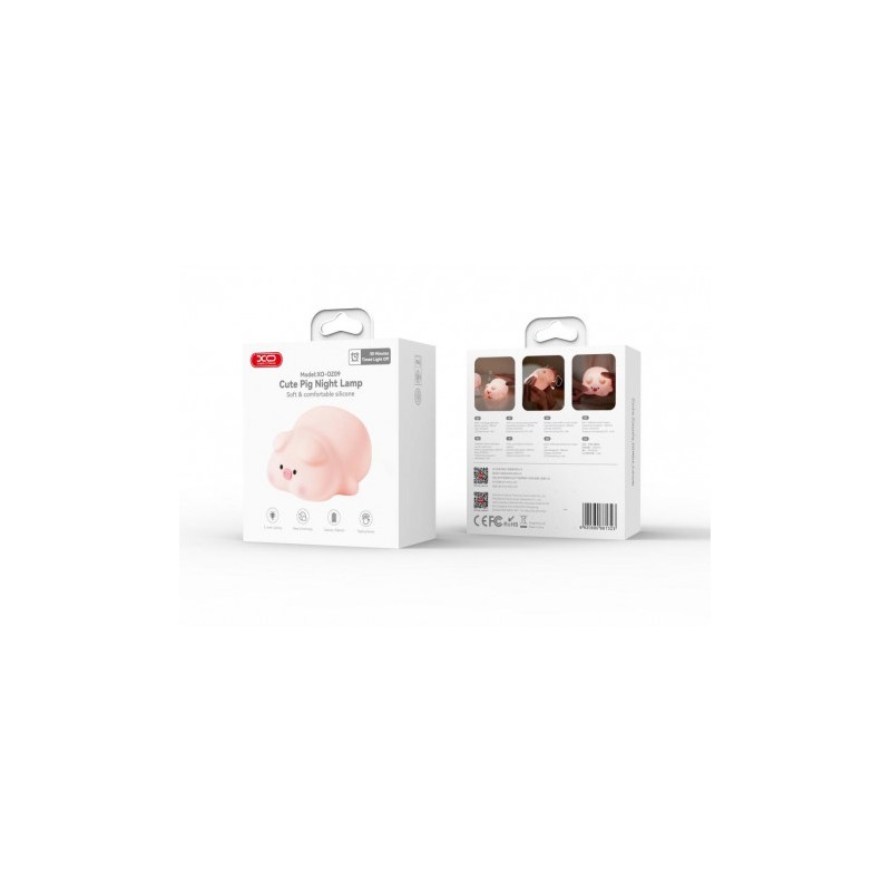 LAMPARA DE NOCHE INFANTIL SOFT PIG...