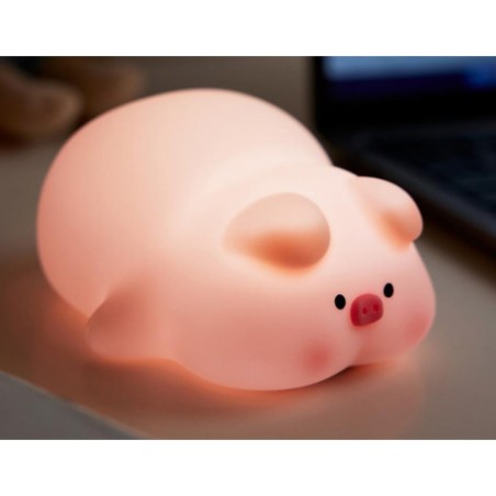 LAMPARA DE NOCHE INFANTIL SOFT PIG 0Z09 XO