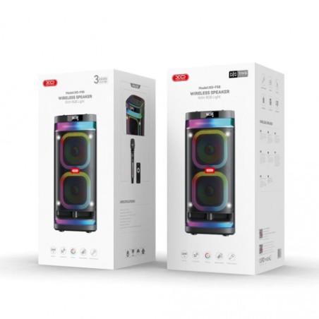 ALTAVOZ KARAOKE BLUETOOTH 40W CON RGB F58 XO