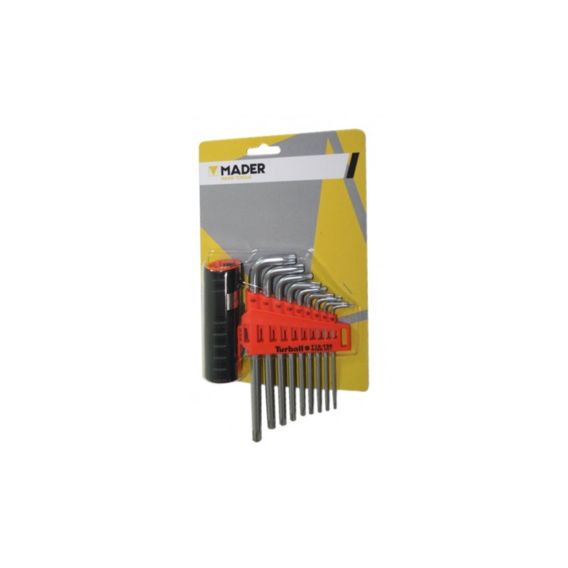 JUEGO LLAVES TORX CON ORIFICIO 9 PCS...
