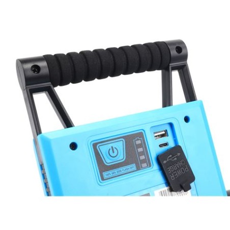 FOCO LED BATERÍA 30W CON SOPORTE PLEGABLE MADER