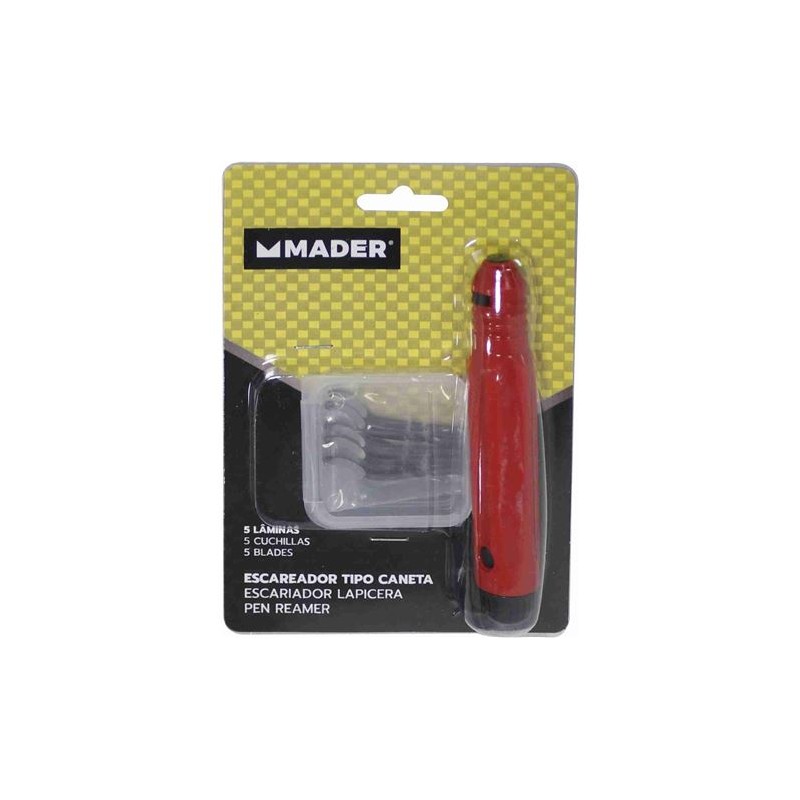 ESCARIADOR LAPICERA 5 CUCHILLAS MADER