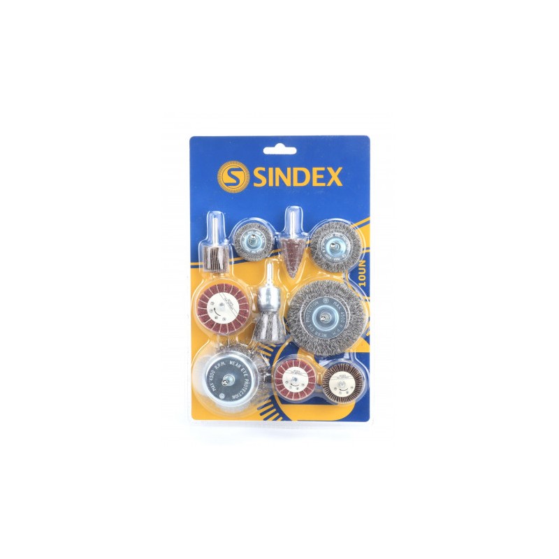 KIT RASCADOR + LIJAS 10 UNIDADES SINDEX