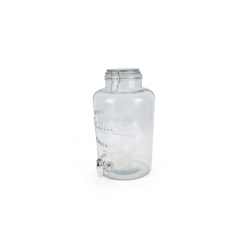 TARRO VIDRIO DISPENSADOR CON GRIFO 8...
