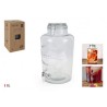 TARRO VIDRIO DISPENSADOR CON GRIFO 8 LITROS LA MEDITERRANEA