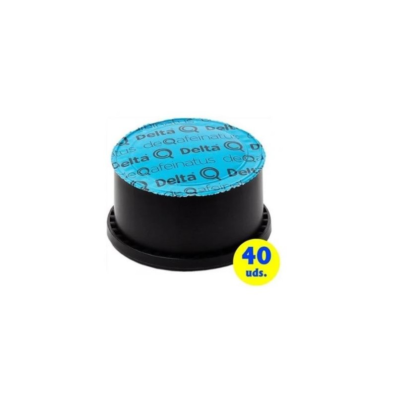 PACK 40 CAPSULAS CAFE DESCAFEINADO DELTA DEQAFEINATUS