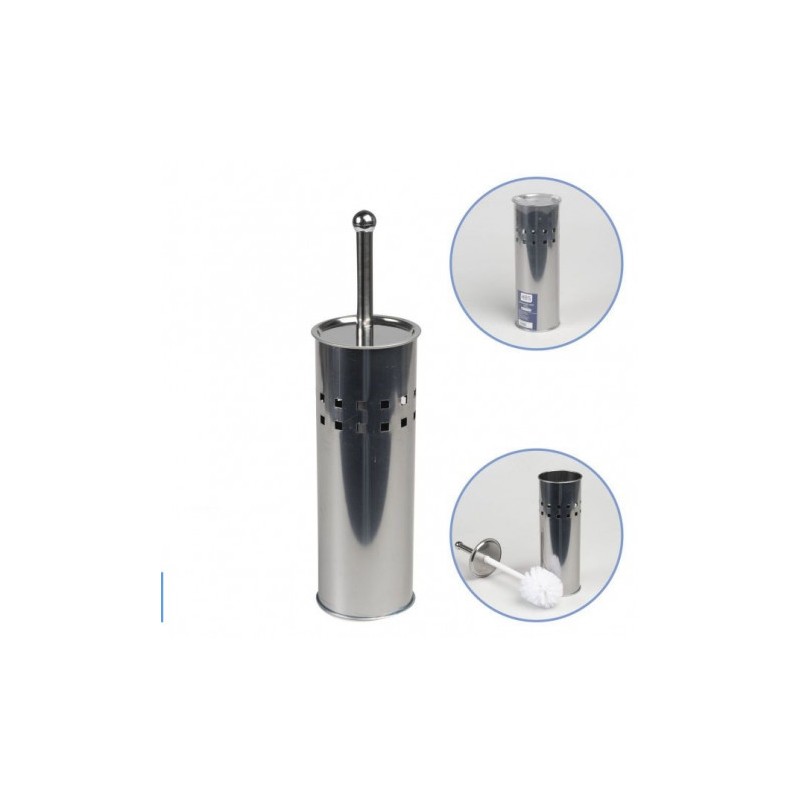 ESCOBILLERO WC INOX ZEUS