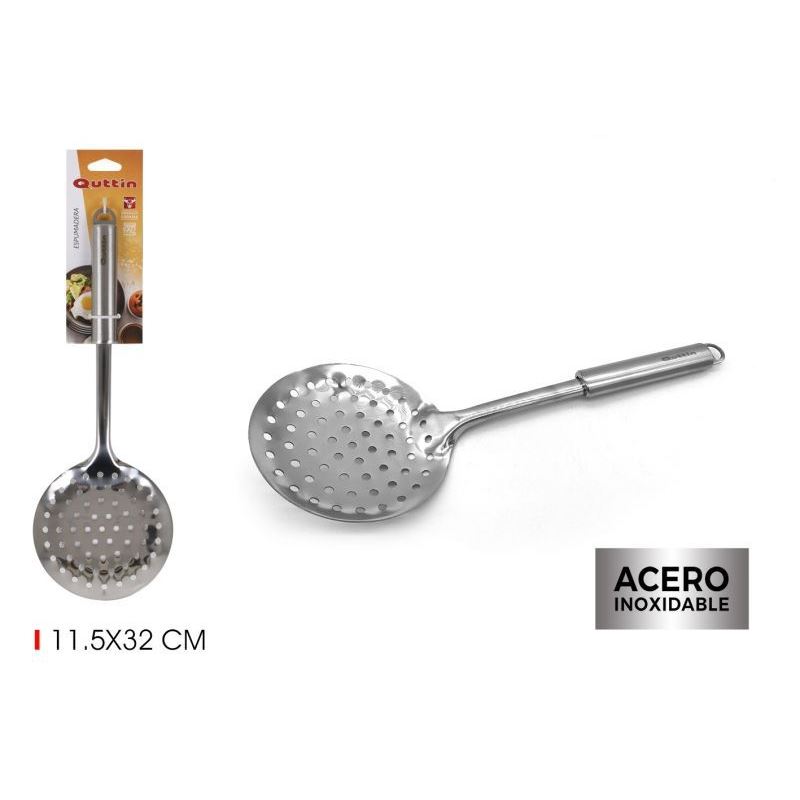 ESPUMADERA SILVER INOX 32CM QUTTIN - BQ01017969764