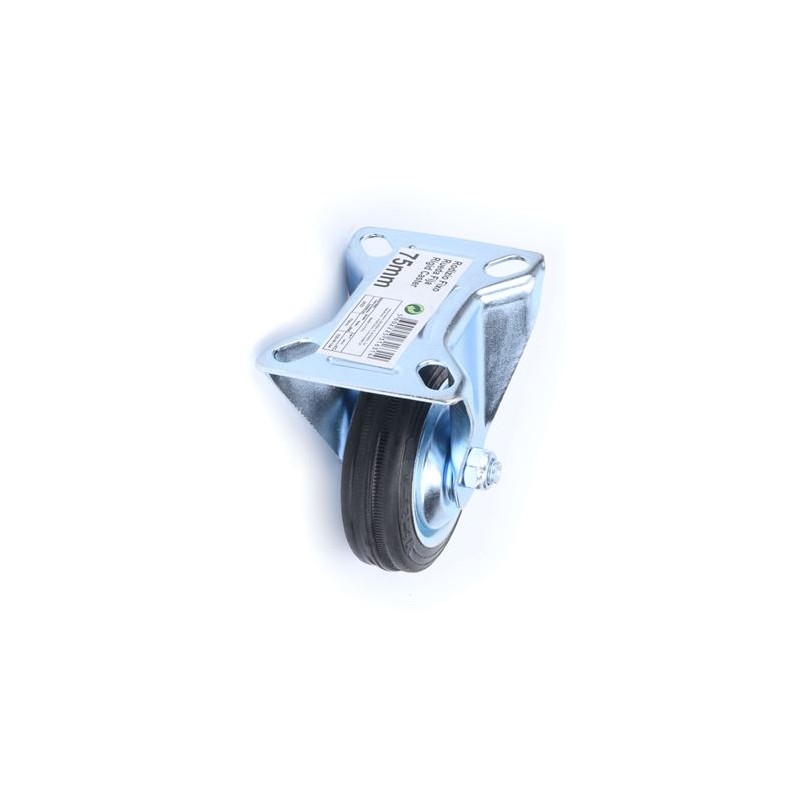 RUEDA FIJA 75MM MADER