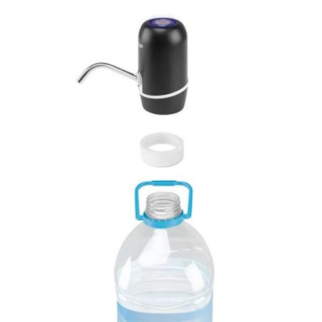 DISPENSADOR ELECTRONICO DE AGUA NEGRO PARA GARRAFAS