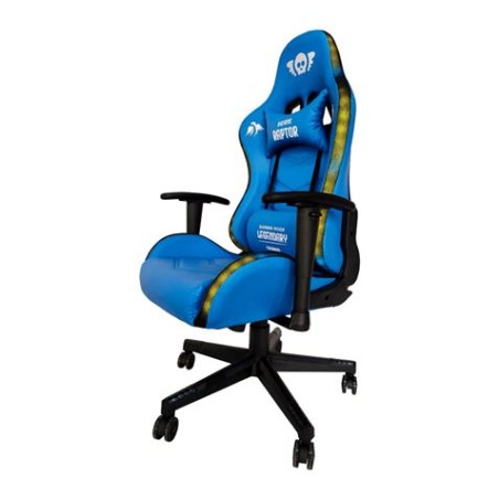 SILLA GAMING RGB SERIE RAPTOR LEGENDARY AZUL CROMAD