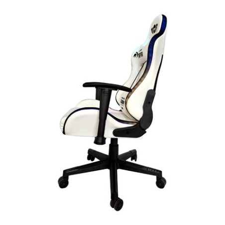SILLA GAMING RGB SERIE RAPTOR LEGENDARY BLANCA CROMAD