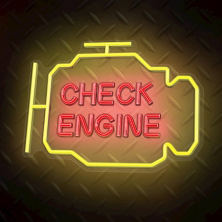 LAMPARA DECORATIVA LED NEO CHECK ENGINE FOREVER