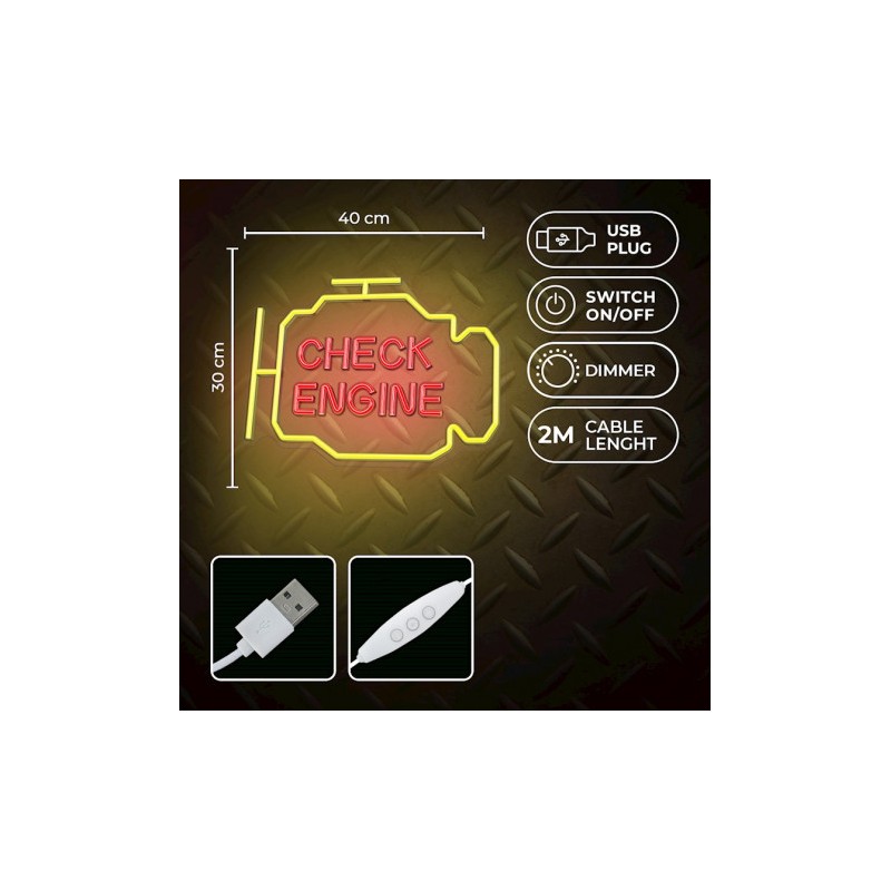 LAMPARA DECORATIVA LED NEO CHECK...