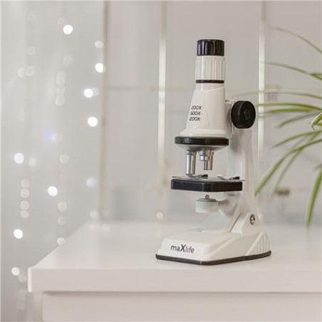 MICROSCOPIO EDUCATIVO MXMS-100 BLANCO MAXLIFE