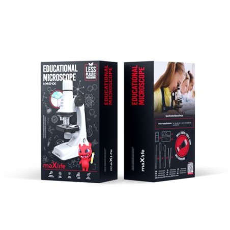 MICROSCOPIO EDUCATIVO MXMS-100 BLANCO MAXLIFE