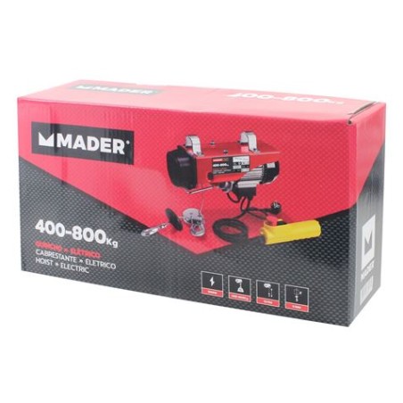 POLIPASTO / ELEVADOR ELÉCTRICO 800KG 1300W MADER