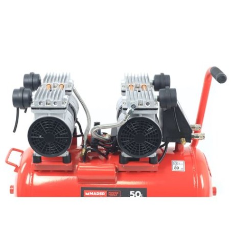 COMPRESOR AIRE 50L 4HP 4 CABEZAS 2 MOTORES MADER