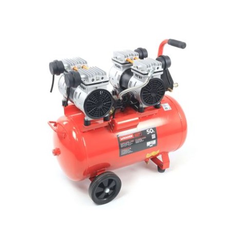 COMPRESOR AIRE 50L 4HP 4 CABEZAS 2 MOTORES MADER