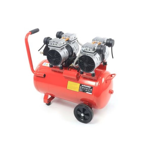 COMPRESOR AIRE 50L 4HP 4 CABEZAS 2 MOTORES MADER