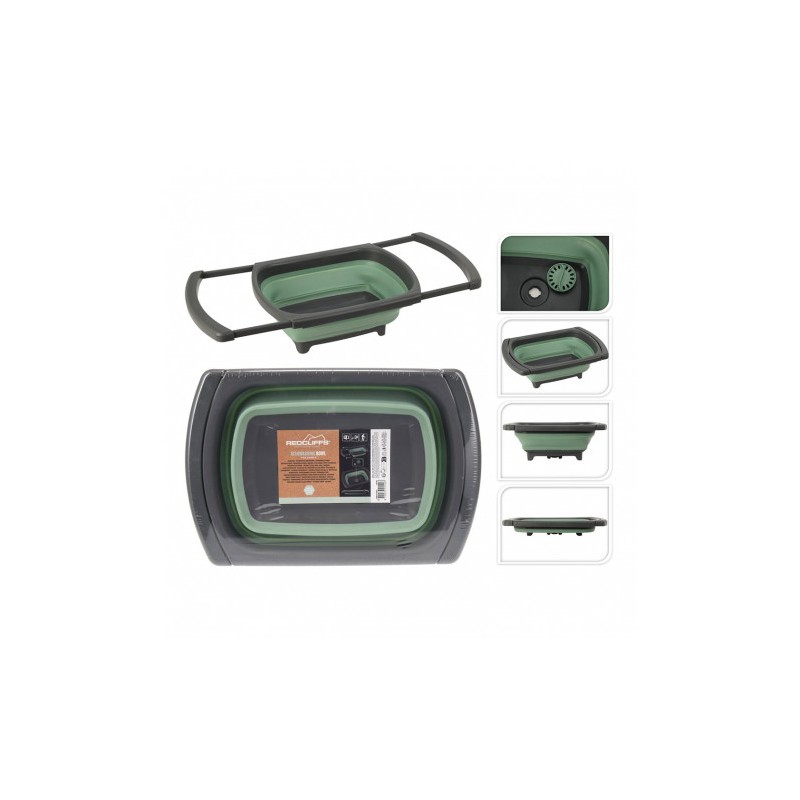 FREGADERO PLEGABLE ESPECIAL CAMPING 290x260x55mm