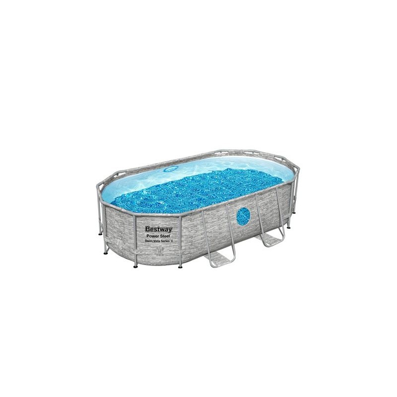 PISCINA OVAL CON OJO BUEY+ BOMBA...