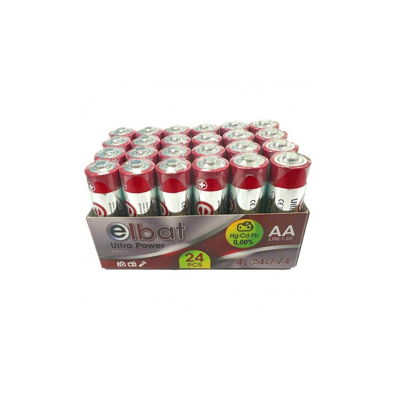 PACK 24 PCS PILAS ALCALINAS LR6/AA ELBAT