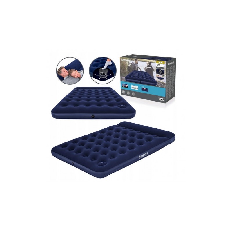 COLCHON CAMPING DOBLE HINCHADOR DE PIE 203X152X28CM BESTWAY