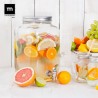 TARRO VIDRIO DISPENSADOR CON GRIFO 4 LITROS LA MEDITERRANEA
