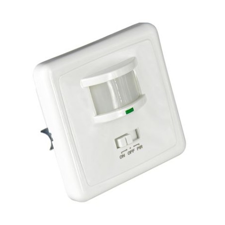 INTERRUPTOR CON SENSOR INFRARROJO DE MOVIMIENTO EMPOTRADO 160º
