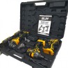 PACK 20V TALADRO + LLAVE IMPACTO + RADIAL S/CARBONES | 2 BATERIAS 4AH BLIM