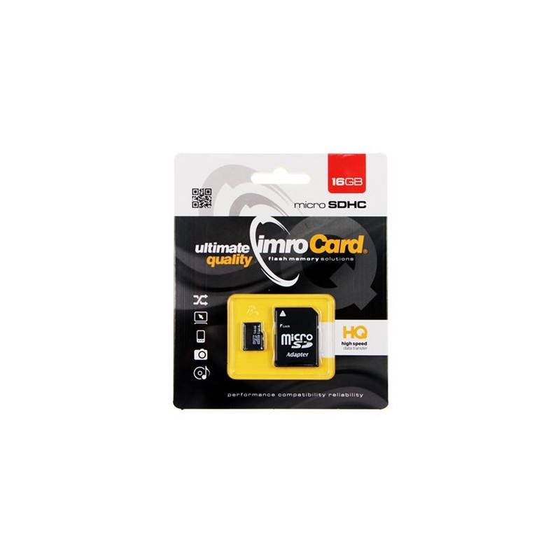 MEMORIA MICRO SD IMRO 16GB CLASE 10