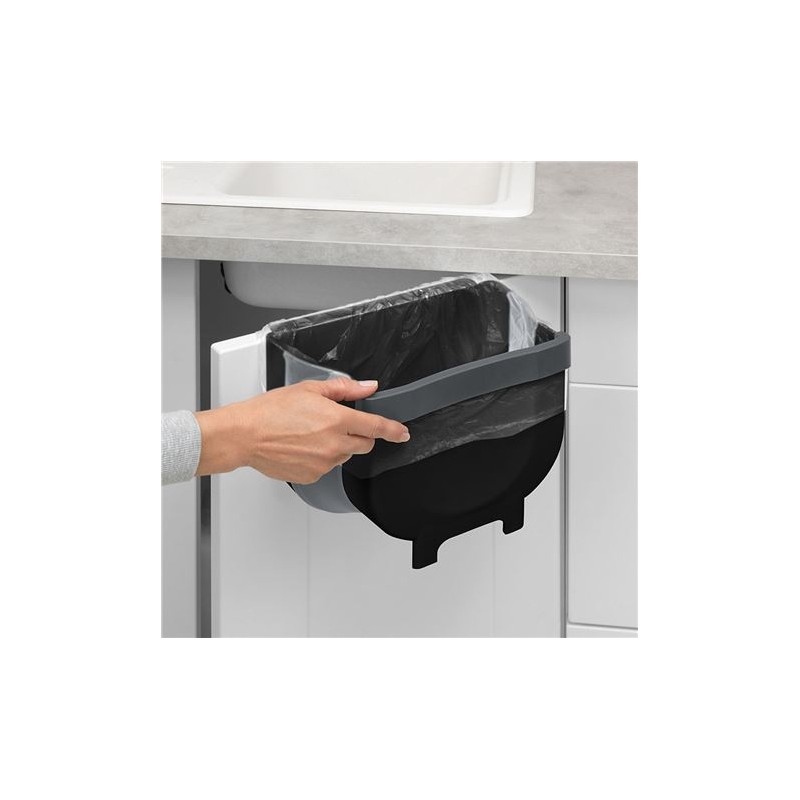 PAPELERA PLEGABLE 5 LITROS NEGRO