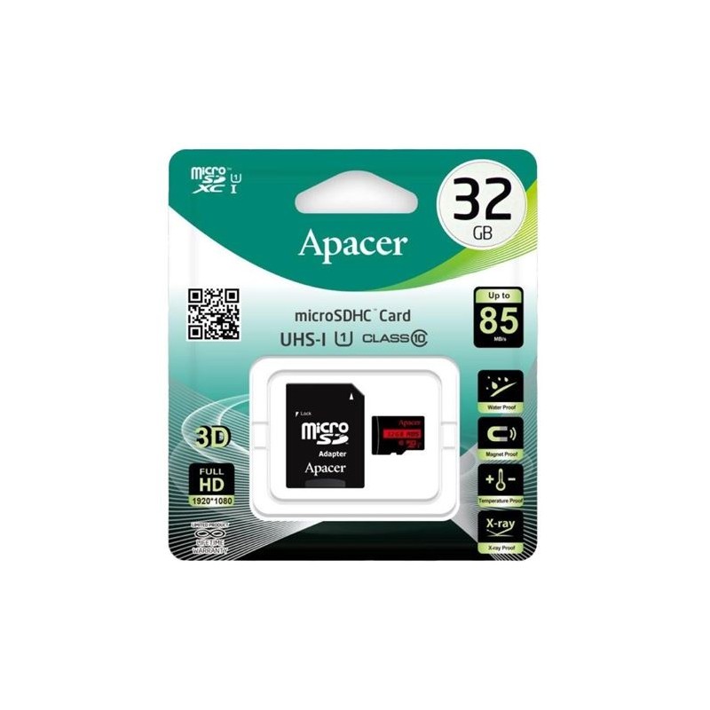 MICRO SD CLASE 10 CON ADAPTADOR 32GB...