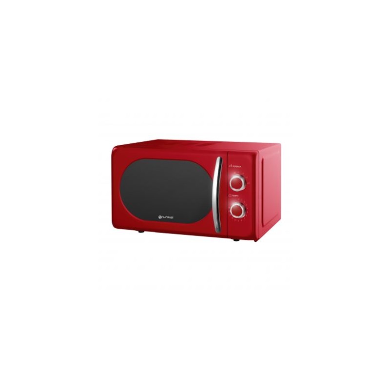 MICROONDAS VINTAGE ROJO 700W. GRUNKEL