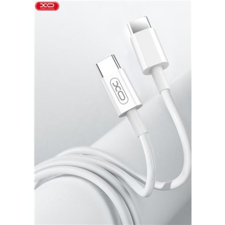CABLE TIPO C A TIPO C 1METRO NB124 BLANCO 40W XO