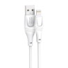 CABLE USB LIGHTNING NB238 3 METROS BLANCO XO