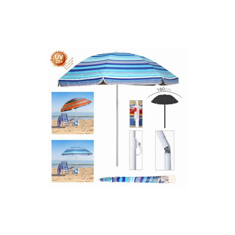 SOMBRILLA PARASOL 180CM PROTECCION UV25