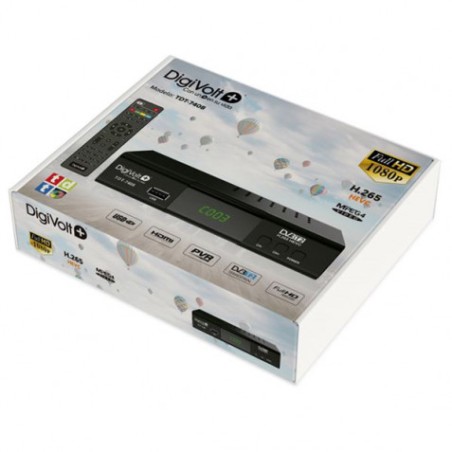 RECEPTOR DIGITAL TDT-T2 USB GRABADOR USNB 7408 DIGIVOLT